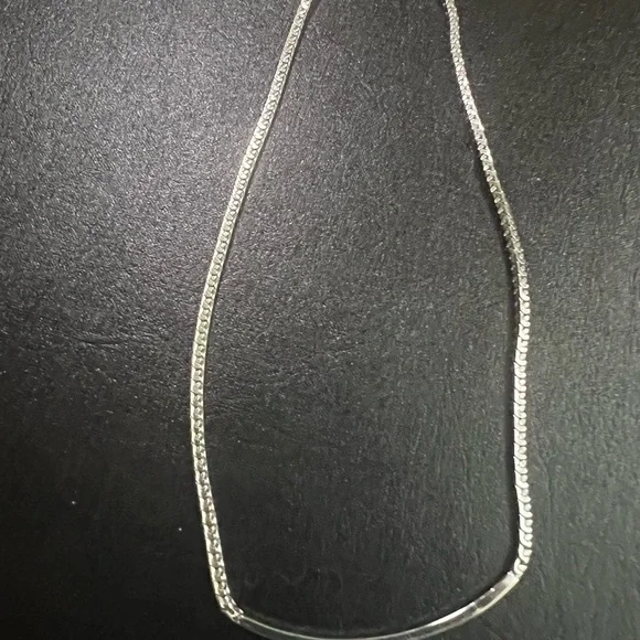 VTG Monet silver tone choker bar necklace - Picture 3 of 6